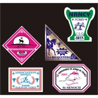 Plaques PVC - 2 couleurs